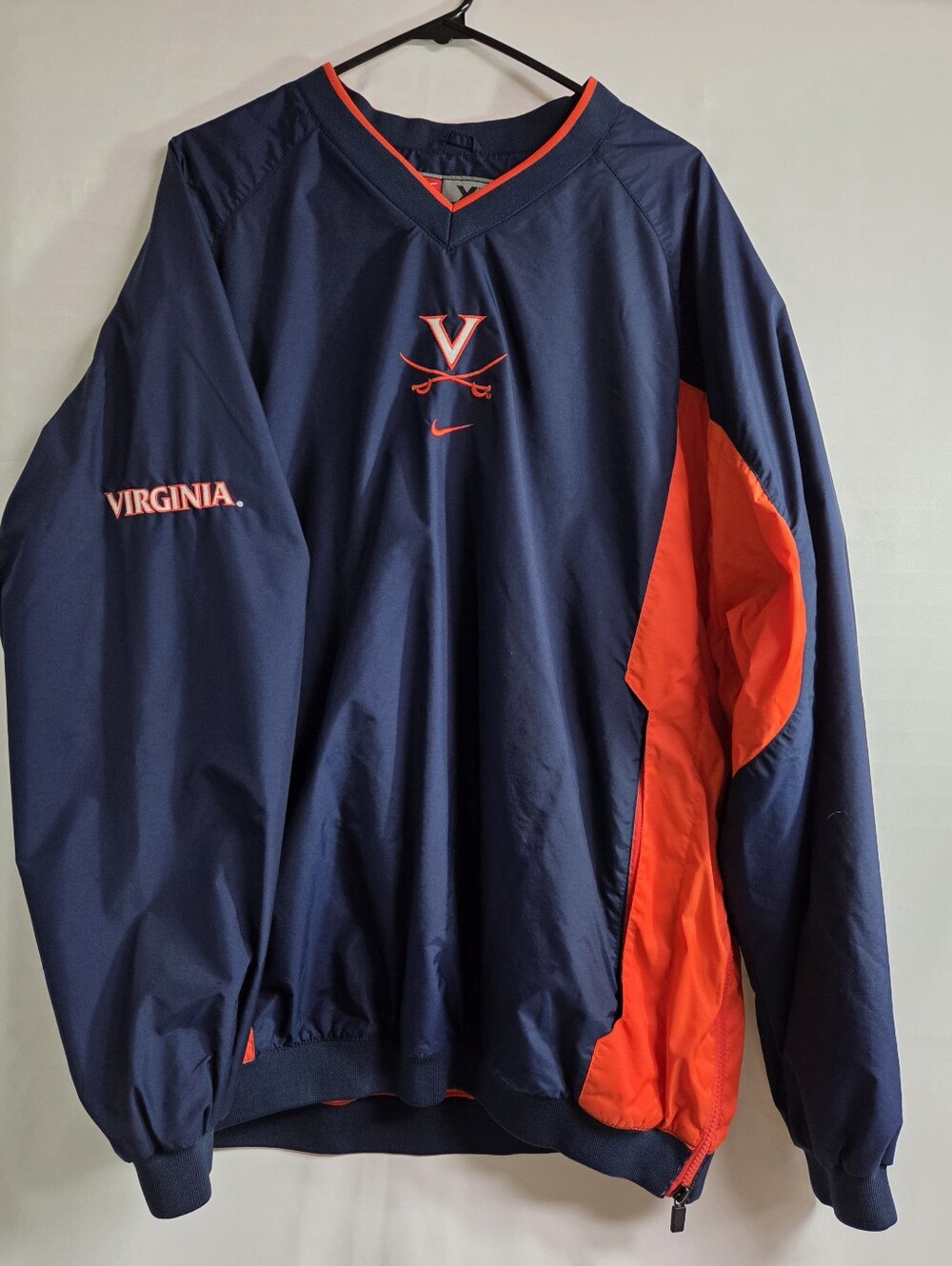 Nike Virginia Cavaliers Navy & Orange Pullover Jacket